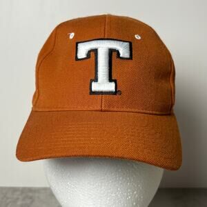 Texas Longhorns NCAA Vintage Fitted Zephyr DH Baseball Cap Burnt Orange Size 7
